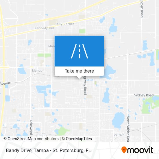 Bandy Drive map