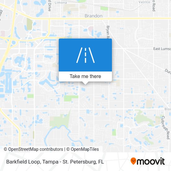 Barkfield Loop map