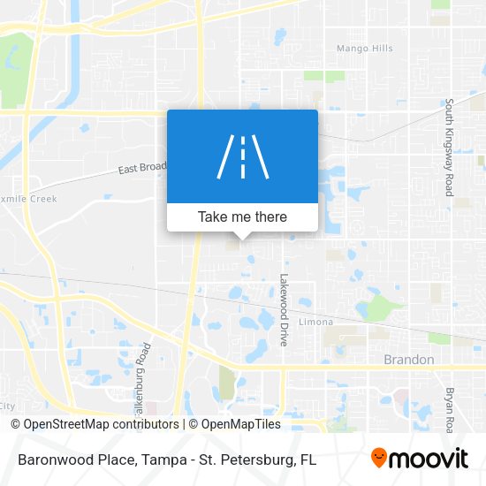 Mapa de Baronwood Place