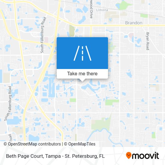 Beth Page Court map