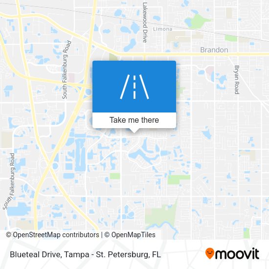 Blueteal Drive map