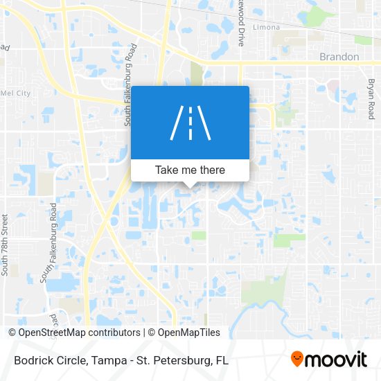 Bodrick Circle map