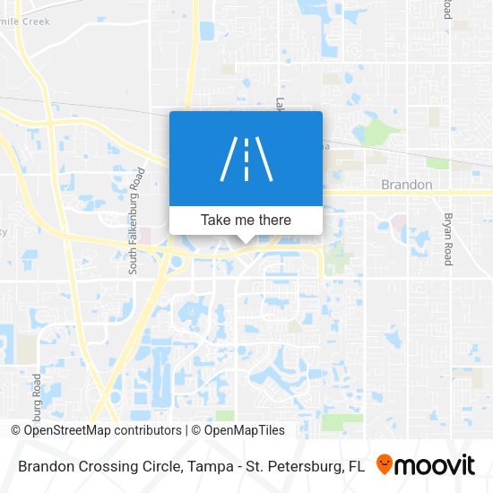Brandon Crossing Circle map