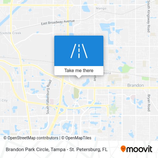 Mapa de Brandon Park Circle