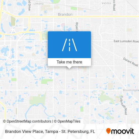 Brandon View Place map