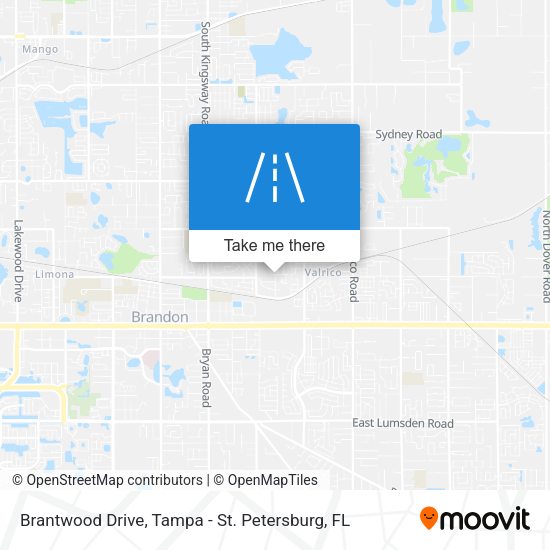Mapa de Brantwood Drive
