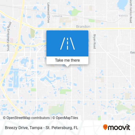 Mapa de Breezy Drive