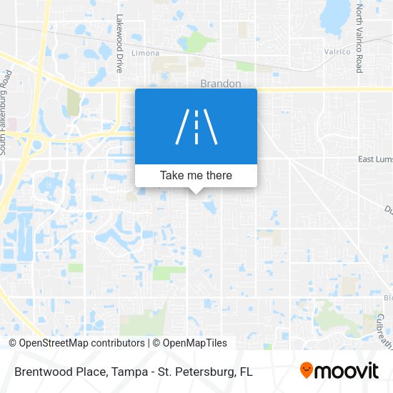 Brentwood Place map