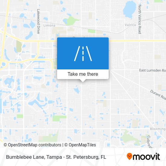 Mapa de Bumblebee Lane