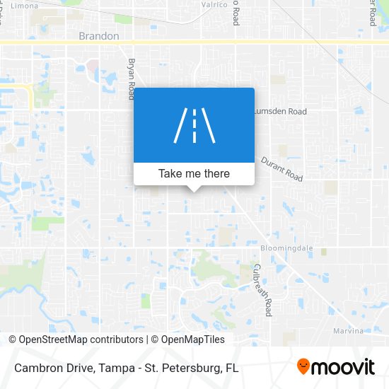 Mapa de Cambron Drive