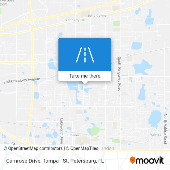 Mapa de Camrose Drive