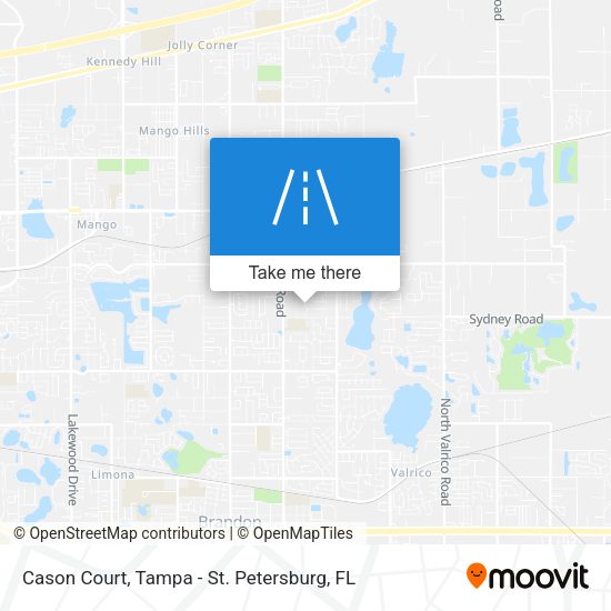 Cason Court map