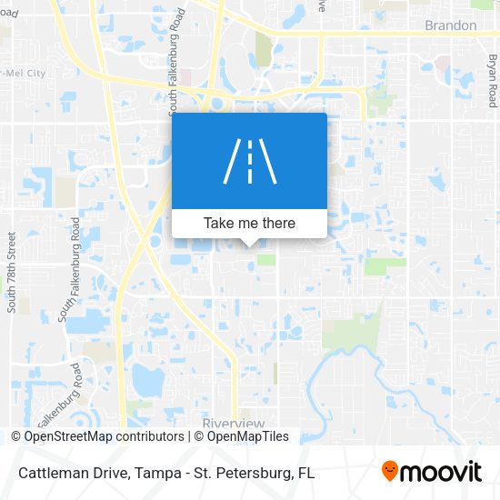 Cattleman Drive map