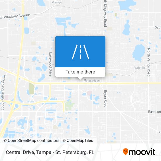 Mapa de Central Drive