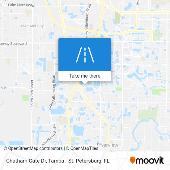 Mapa de Chatham Gate Dr