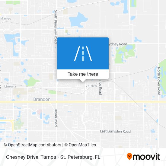 Chesney Drive map