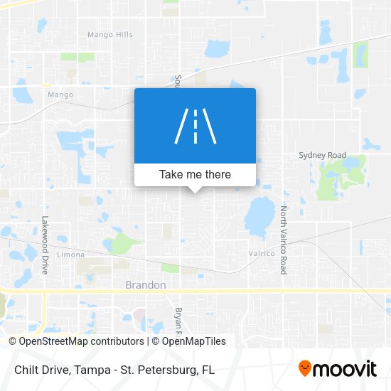 Chilt Drive map
