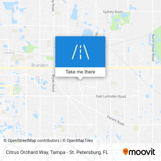Mapa de Citrus Orchard Way