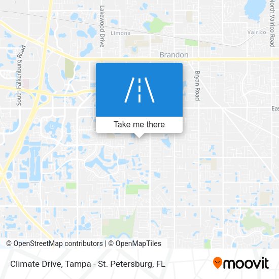 Mapa de Climate Drive