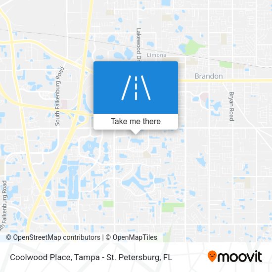 Coolwood Place map