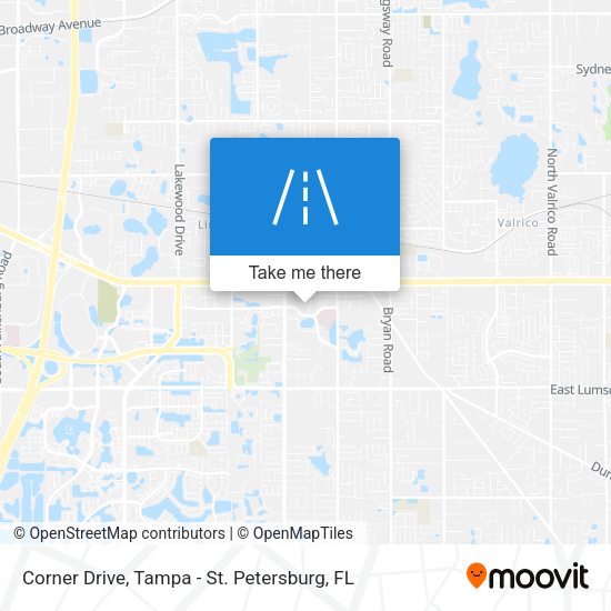 Corner Drive map