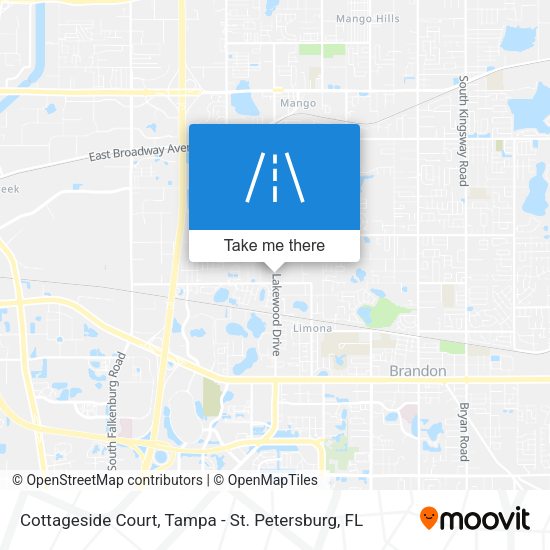 Cottageside Court map
