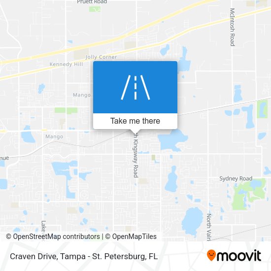 Mapa de Craven Drive
