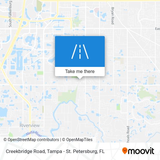 Mapa de Creekbridge Road