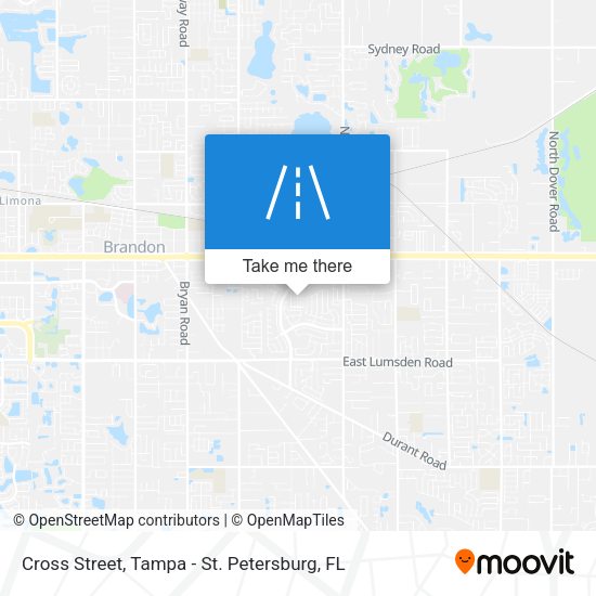 Cross Street map