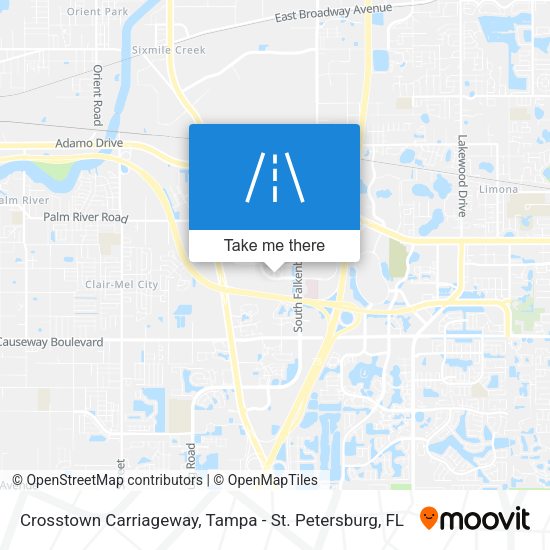 Crosstown Carriageway map