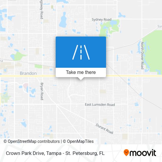 Mapa de Crown Park Drive