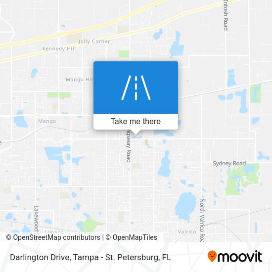 Mapa de Darlington Drive