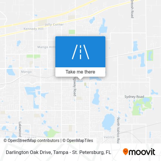 Mapa de Darlington Oak Drive