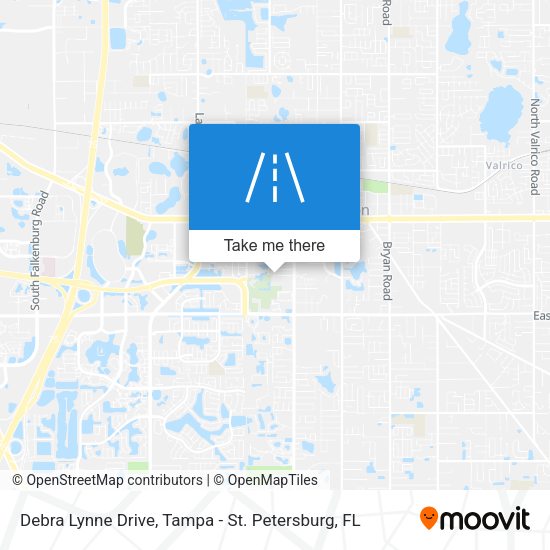 Debra Lynne Drive map