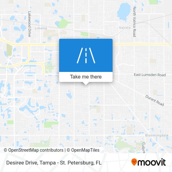 Desiree Drive map