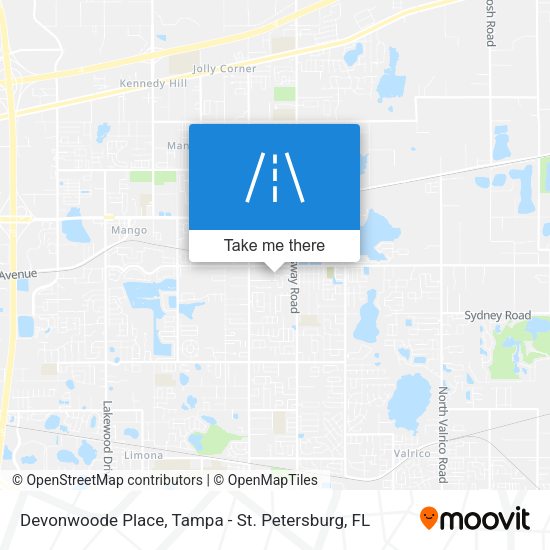 Devonwoode Place map