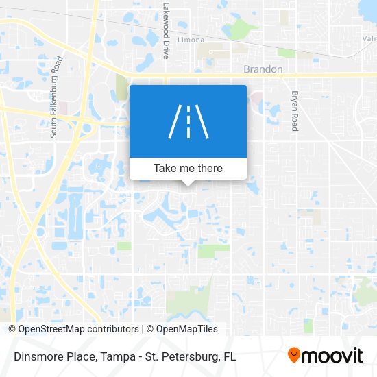 Dinsmore Place map