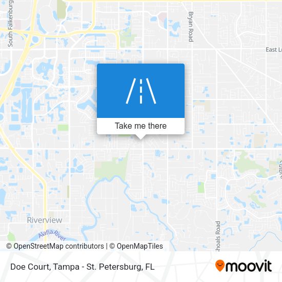Doe Court map