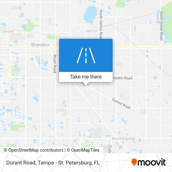 Mapa de Durant Road