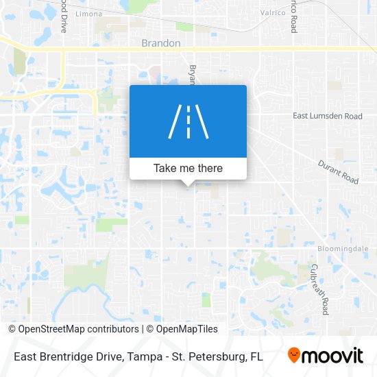 Mapa de East Brentridge Drive