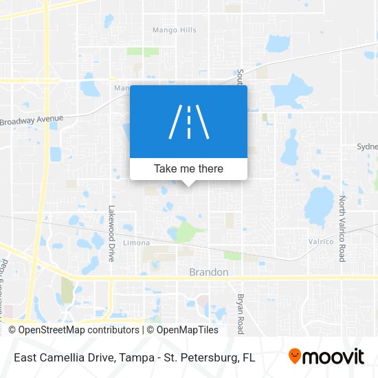 East Camellia Drive map
