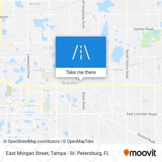 East Morgan Street map