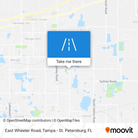 Mapa de East Wheeler Road