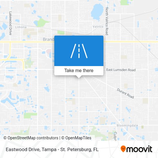 Eastwood Drive map