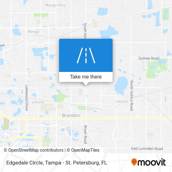 Edgedale Circle map