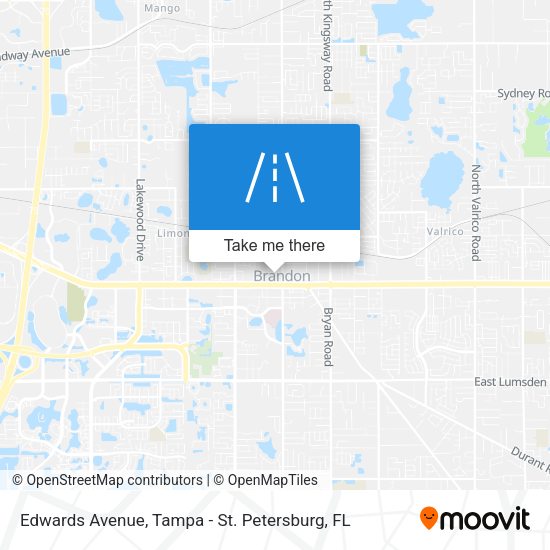 Mapa de Edwards Avenue