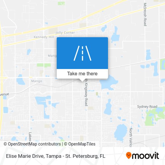 Mapa de Elise Marie Drive