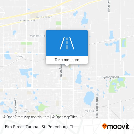 Elm Street map