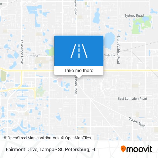 Mapa de Fairmont Drive