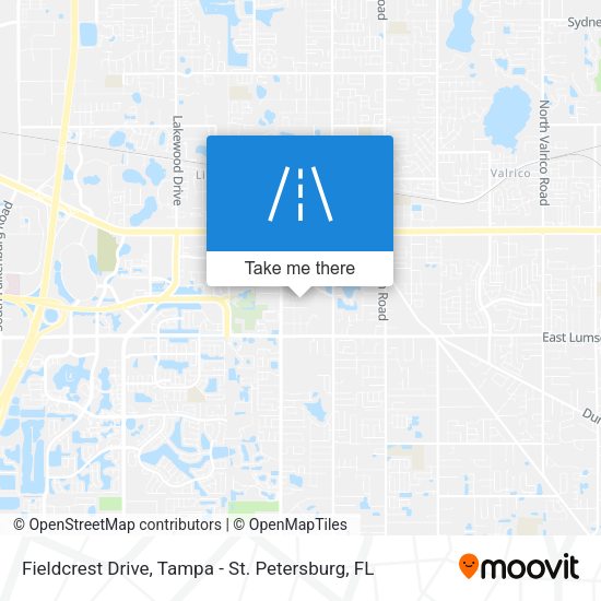 Fieldcrest Drive map